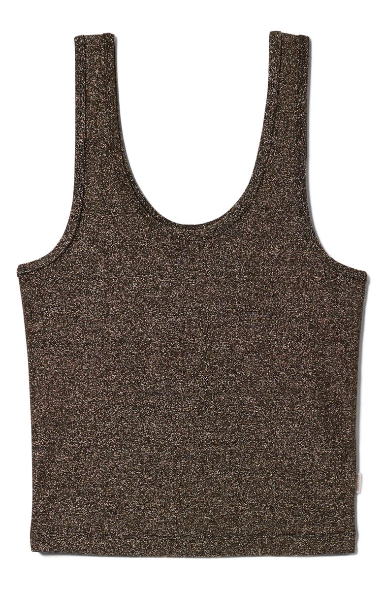 Brixton Off Duty Tank, Alternate, color, Gold Metallic