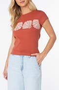 Roxy Shell Band '90s Graphic Baby Tee
