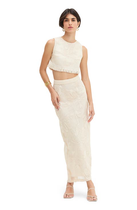 Joy Lace Midi Skirt