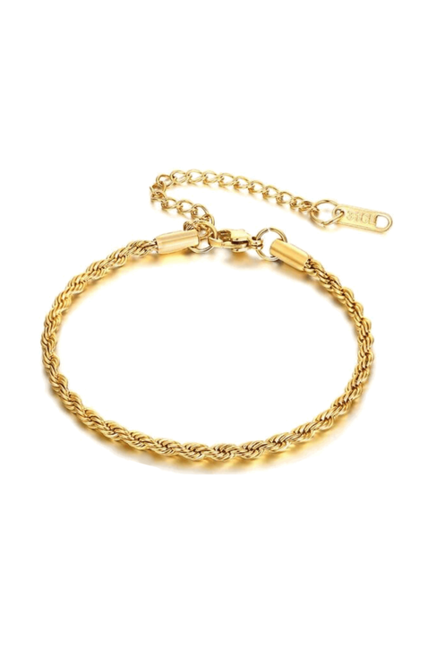 Elegant Gold Rope Bracelet