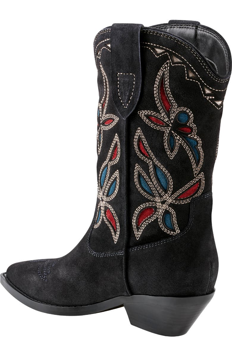 Marc Fisher LTD Trista Western Boot, Alternate, color, Dark Blue 400