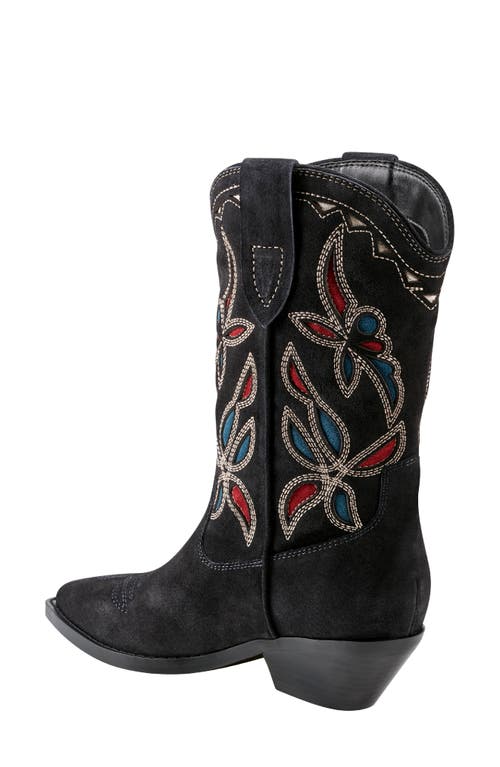Marc Fisher Ltd Women's Trista Western Block Heel Boots In Dark Blue 400