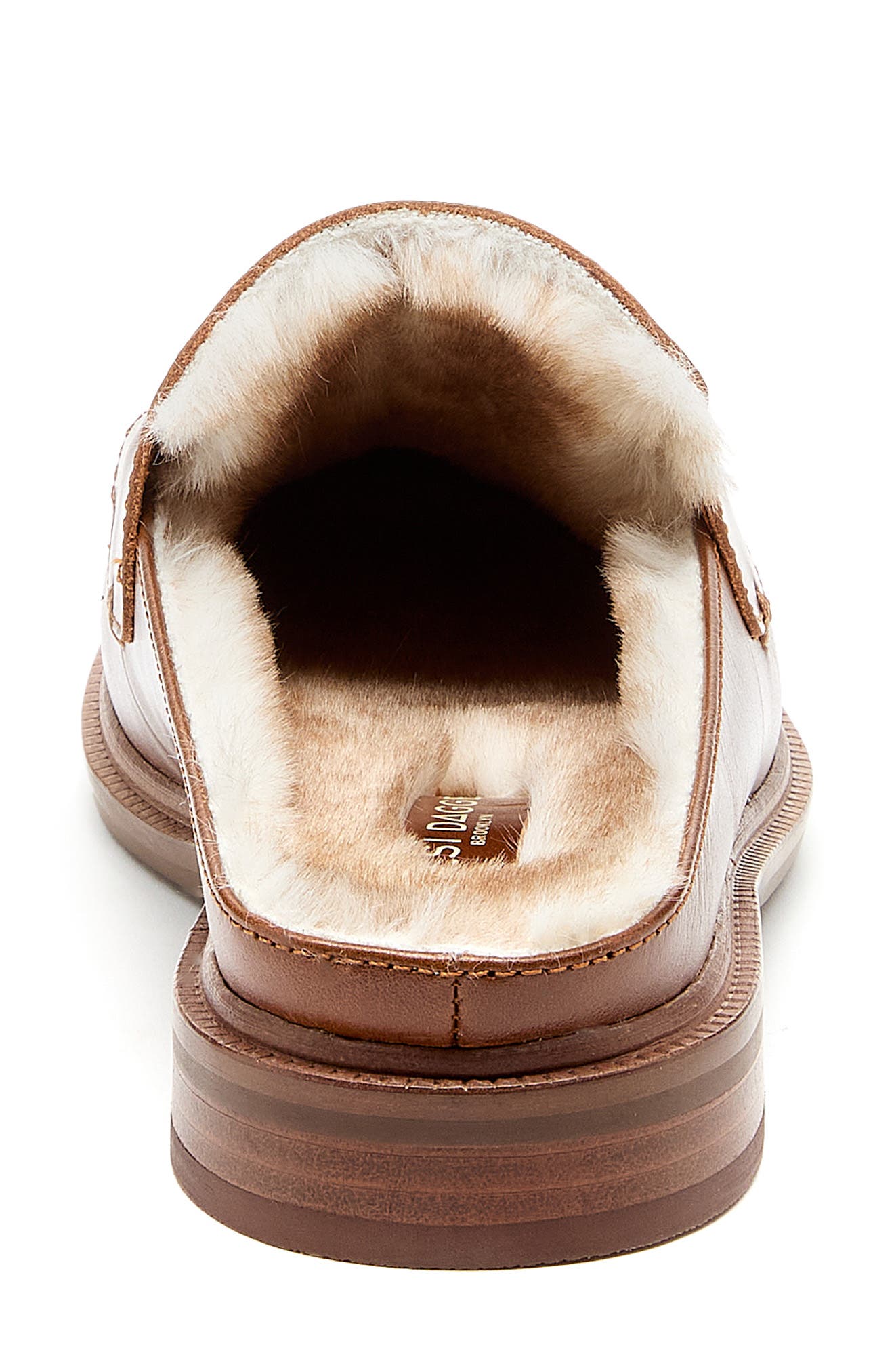 Lock Faux Shearling Lined Mule - image 4