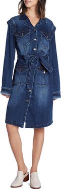 Wash Lab Denim Road Trip Long Sleeve Denim Dress