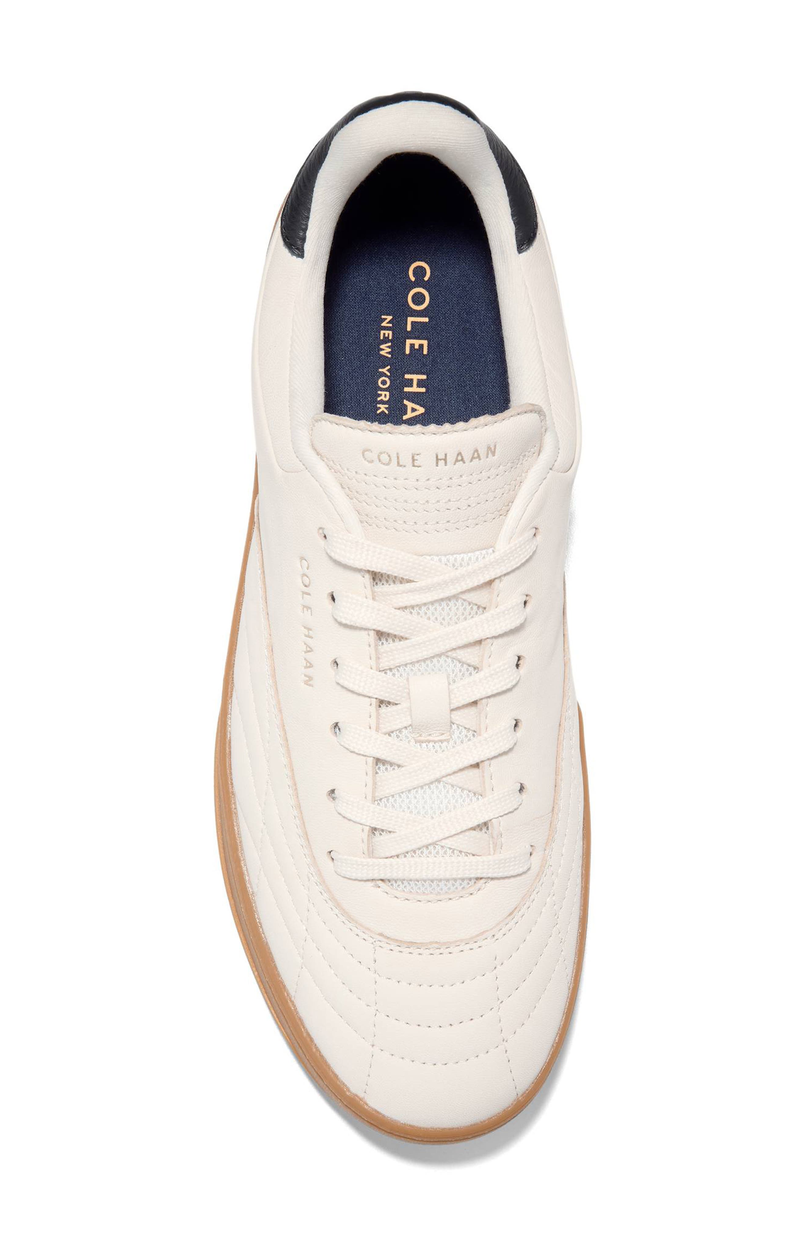 Grand Crosscourt Turfline Sneaker, Alternate, color, IVORY / BLACK / NATURAL GUM O