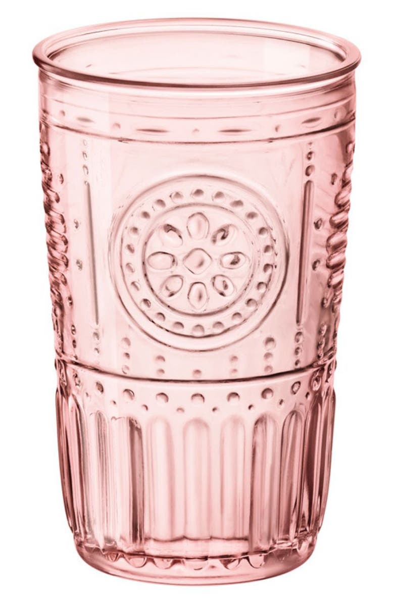 Luigi Bormioli Romantic Cooler Set of 4 Glasses, Main, color, Cotton Candy