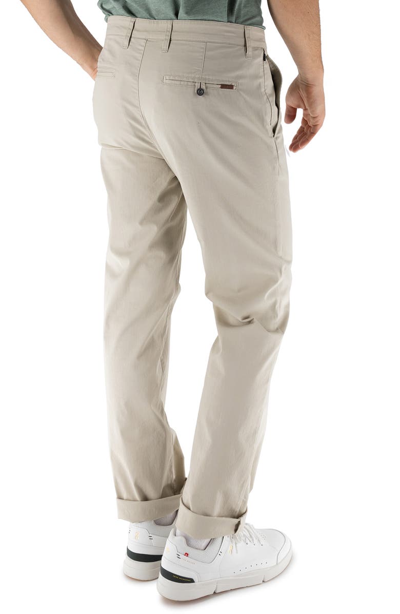 Devil-Dog Dungarees Maneuver Slim Straight Leg Performance Twill Pants, Alternate, color, Stone