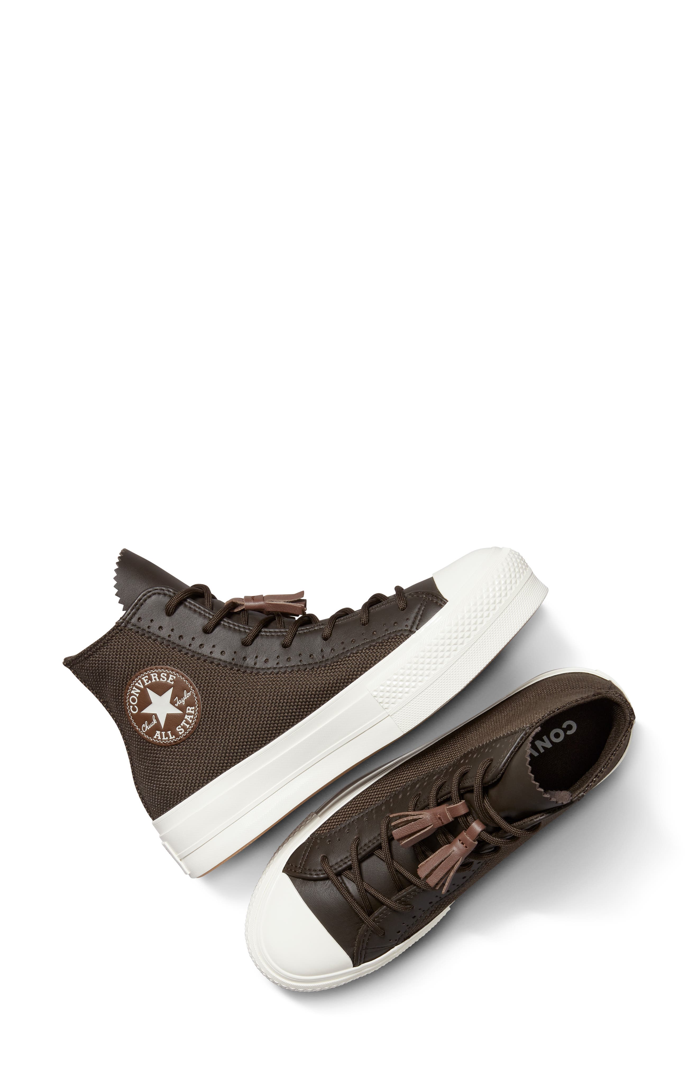 Converse Lift Hi Top Sneaker, Alternate, color, Fresh Brew/ Egret/ Bear Nap