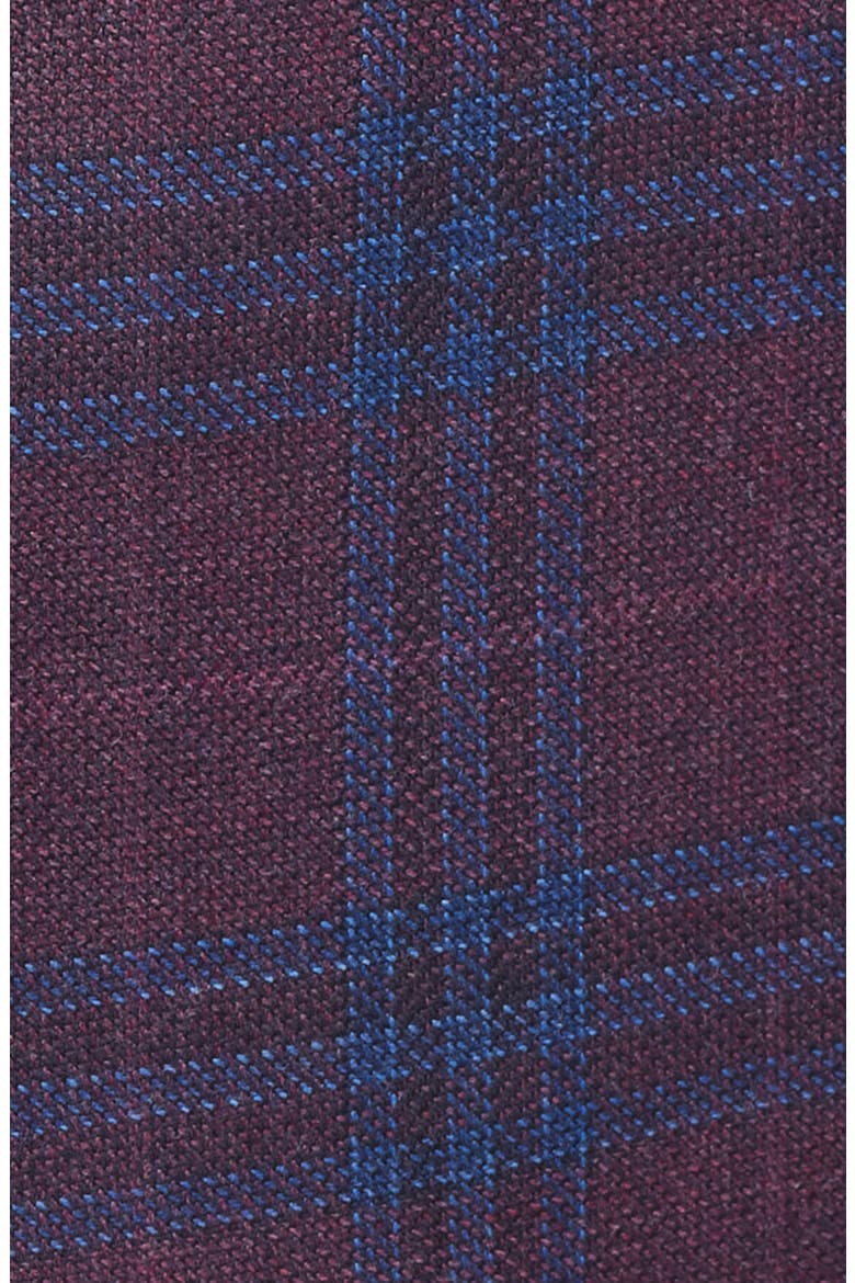 Hyperlight Soft Plaid Wool Sport Coat, Alternate, color, DARK RED