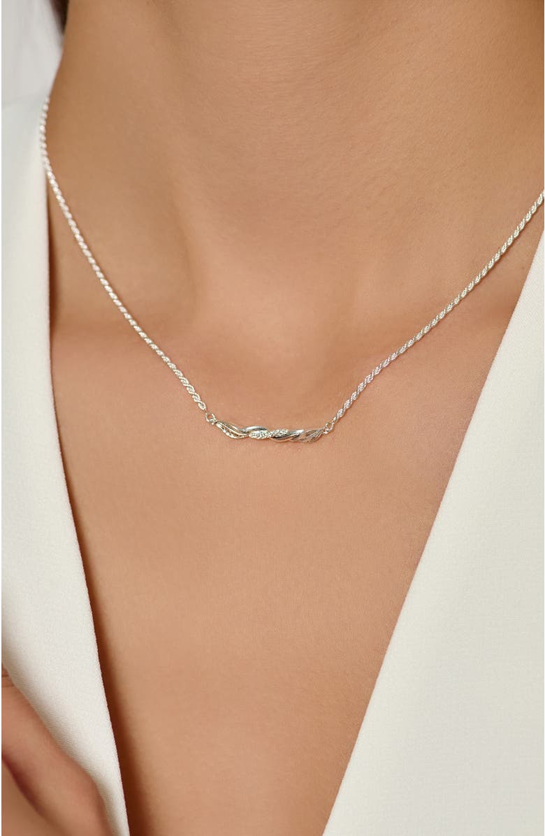 Rizen Jewelry Sacred Vine Necklace, Alternate, color, Sterling Silver