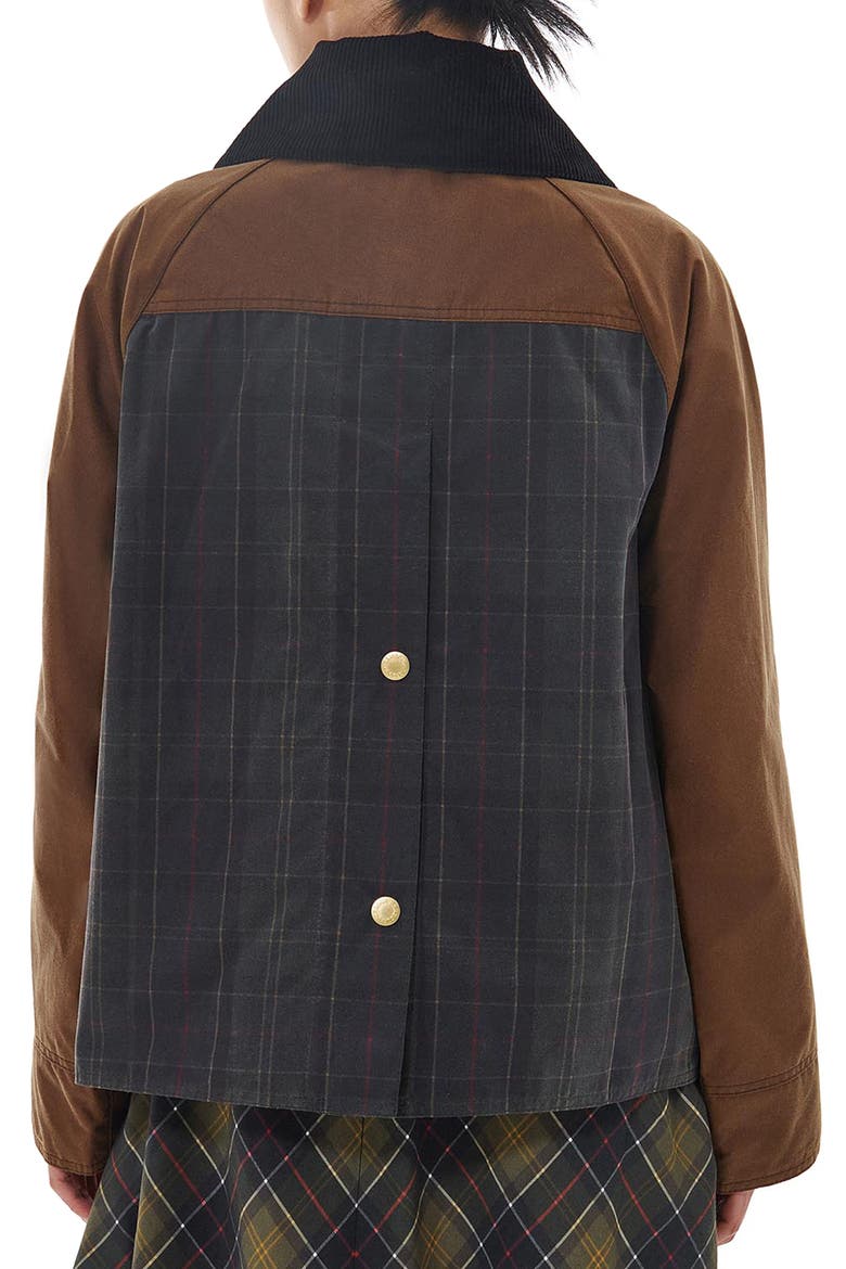 Premium Catton Waxed Cotton Jacket, Alternate, color, TAN/ DARK CLASSIC