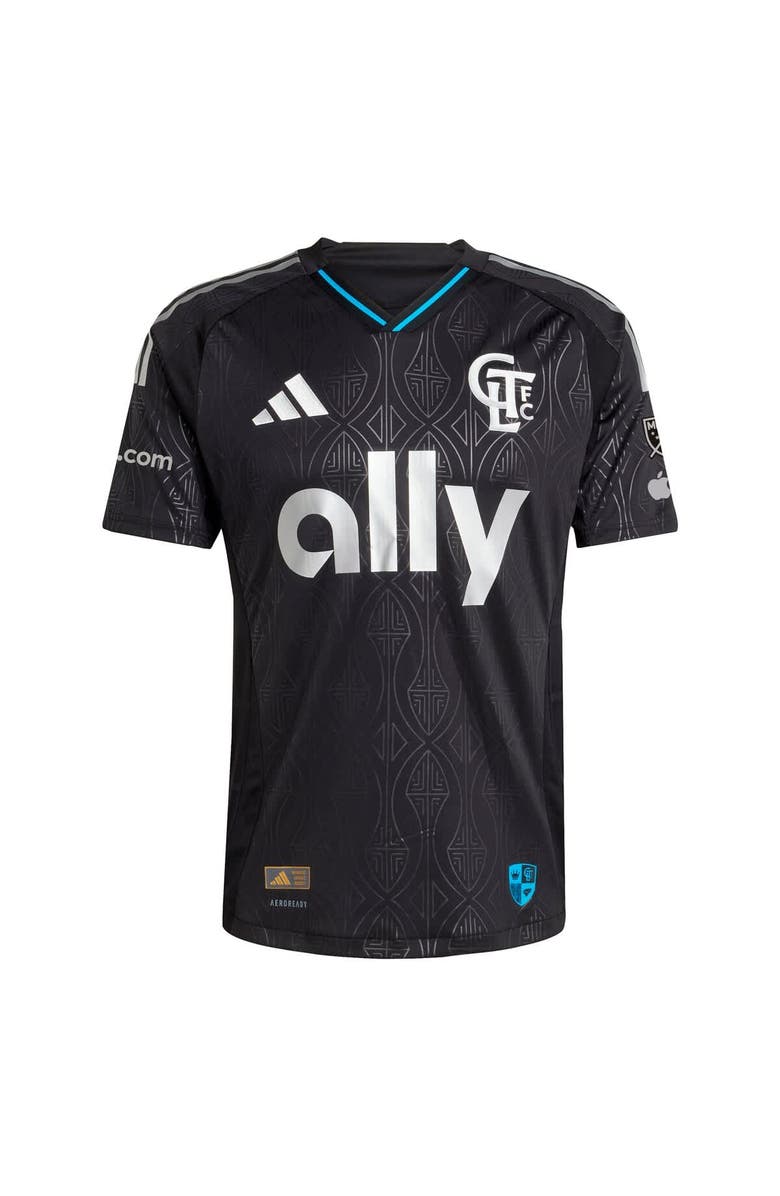 adidas Men's adidas Patrick Agyemang Black Charlotte FC 2025 Fortress Kit Authentic Player Jersey, Alternate, color, 