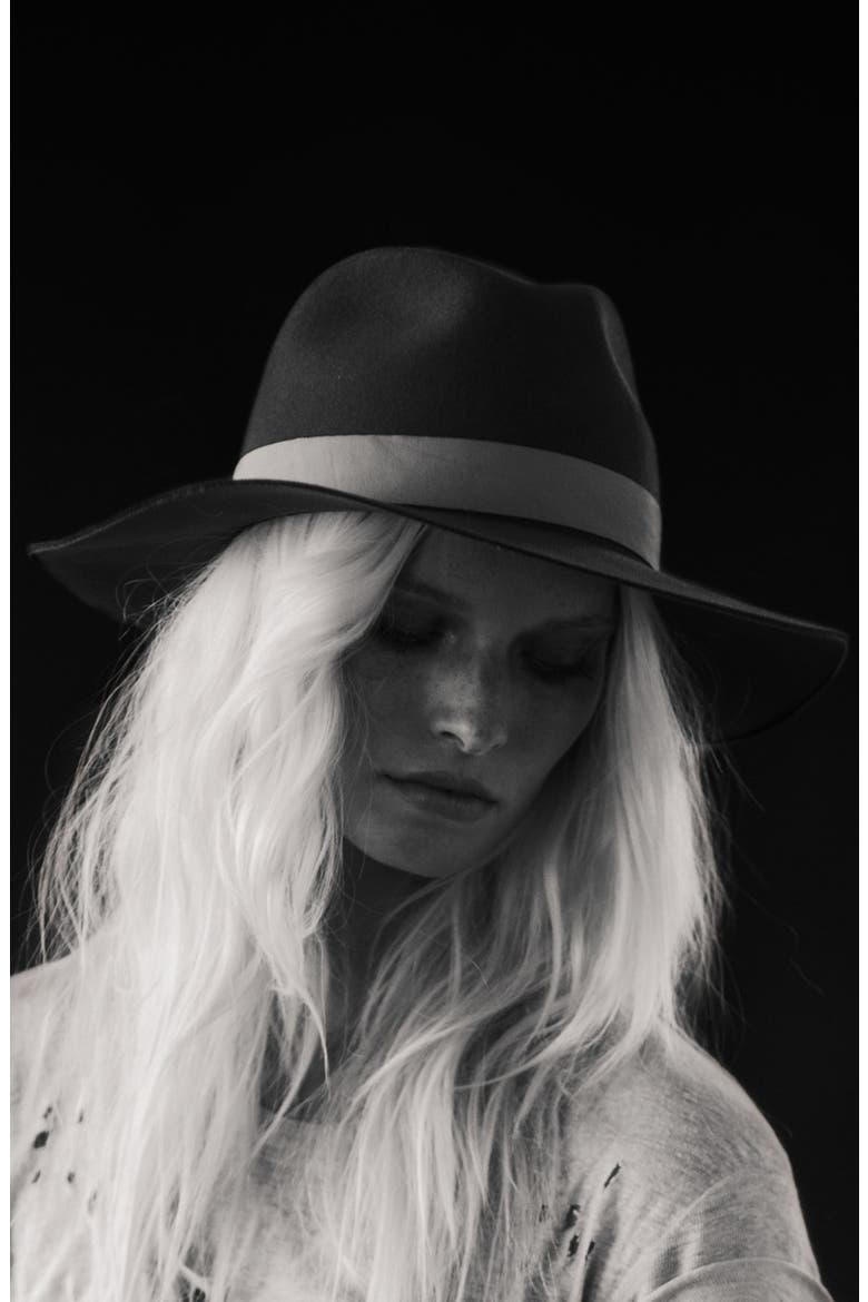 Janessa Leone 'Jo' Hat, Alternate, color, COOL GREY