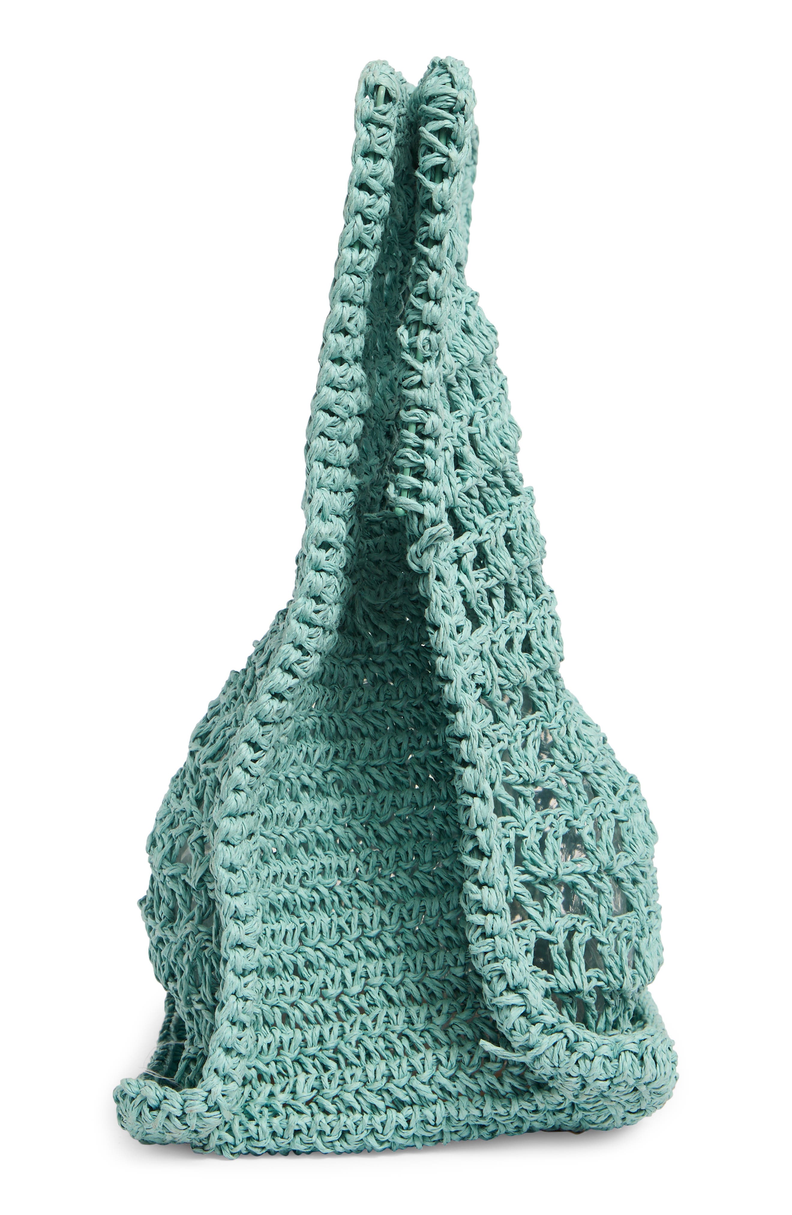 Cutout Handle Square Handbag, Alternate, color, BLUE