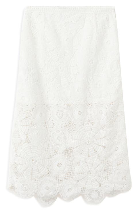 Lace Midi Skirt