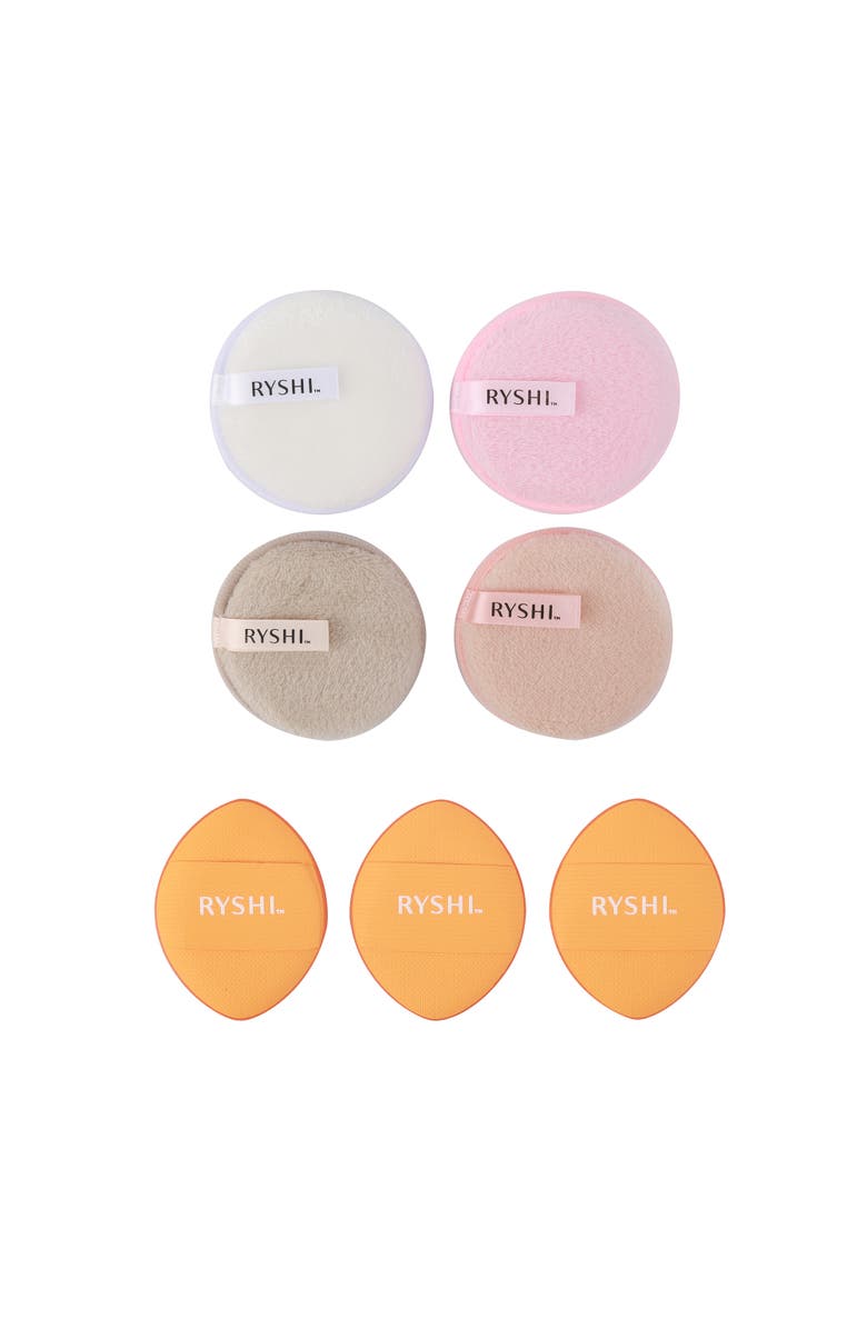 PURSONIC Flawless Blend & Clean Bundle Finger Beauty Blenders + Reusable Makeup Remover Cloths, Main, color, Multicolor