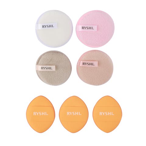 Flawless Blend & Clean Bundle Finger Beauty Blenders + Reusable Makeup Remover Cloths