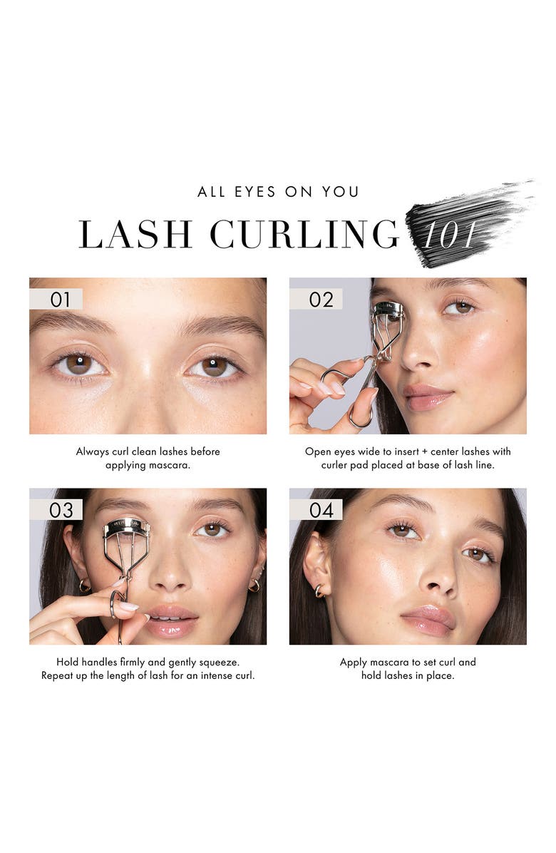 TWEEZERMAN Curl 60 Eyelash Curler, Alternate, color, Silver