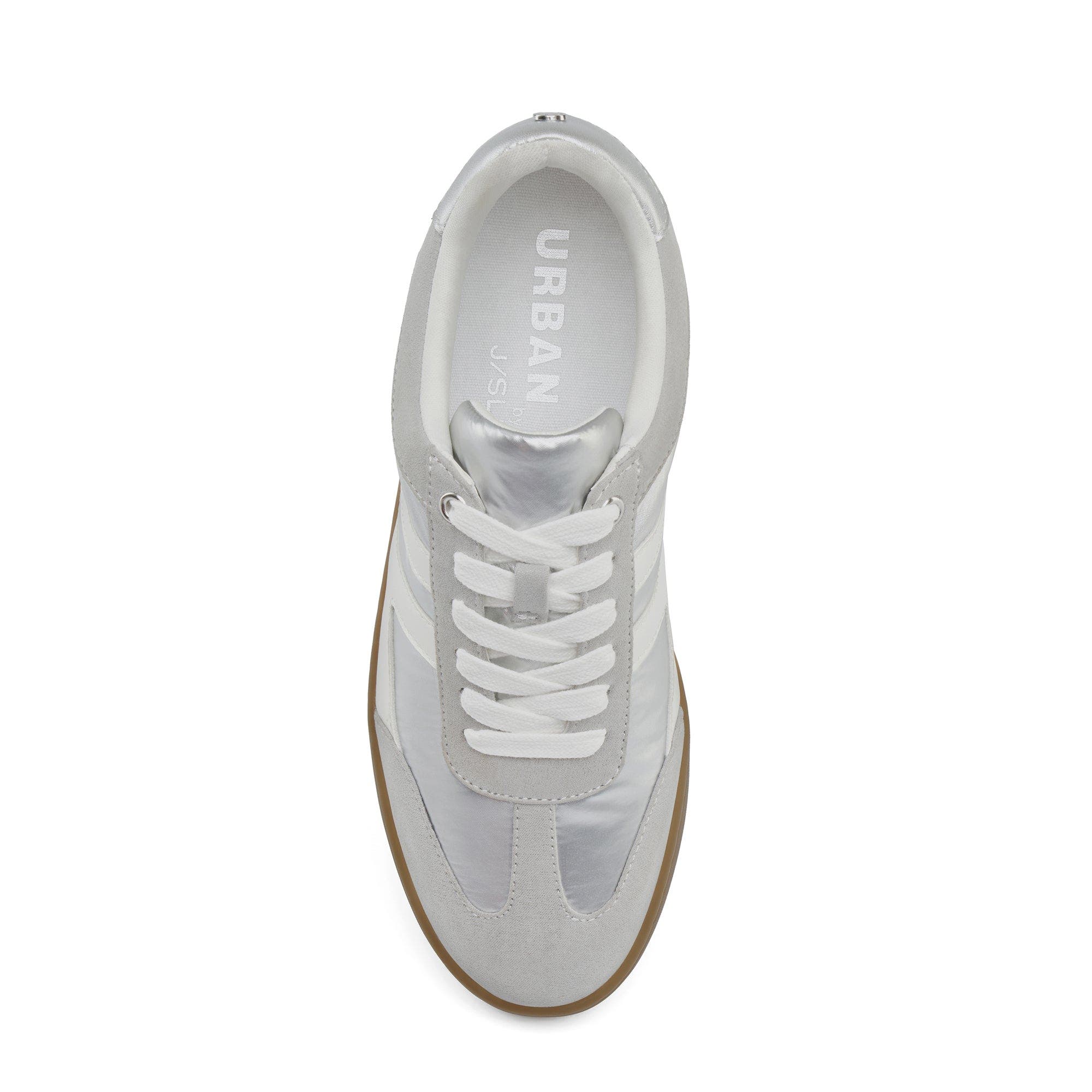 Pippa Sneaker, Alternate, color, Silver White
