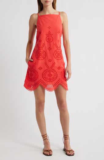 Cleobella Thandi Embroidered Organic Cotton Minidress