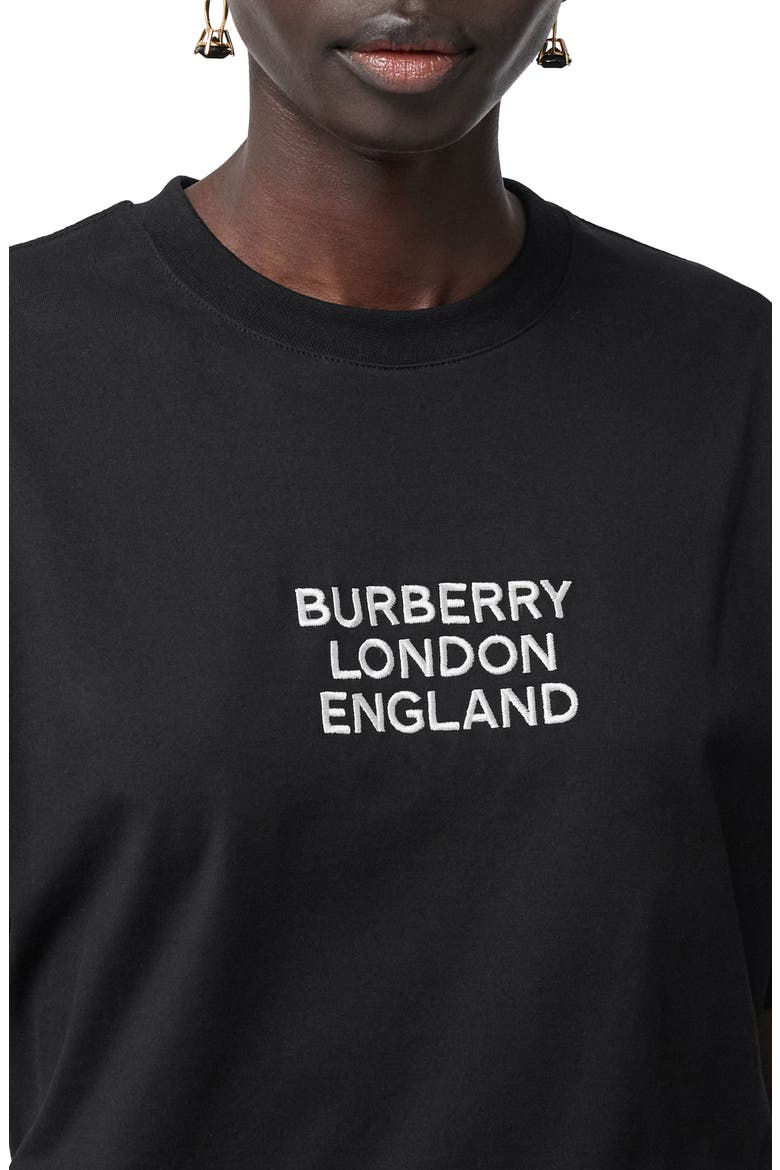 Carrick Logo Embroidered Tee, Alternate, color, BLACK
