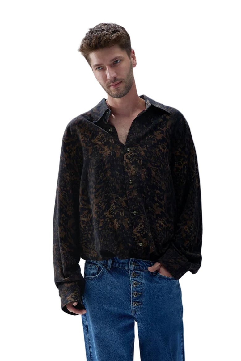 Your *Itch Kangaroo Long Sleeve Shirt, Alternate, color, Leopard