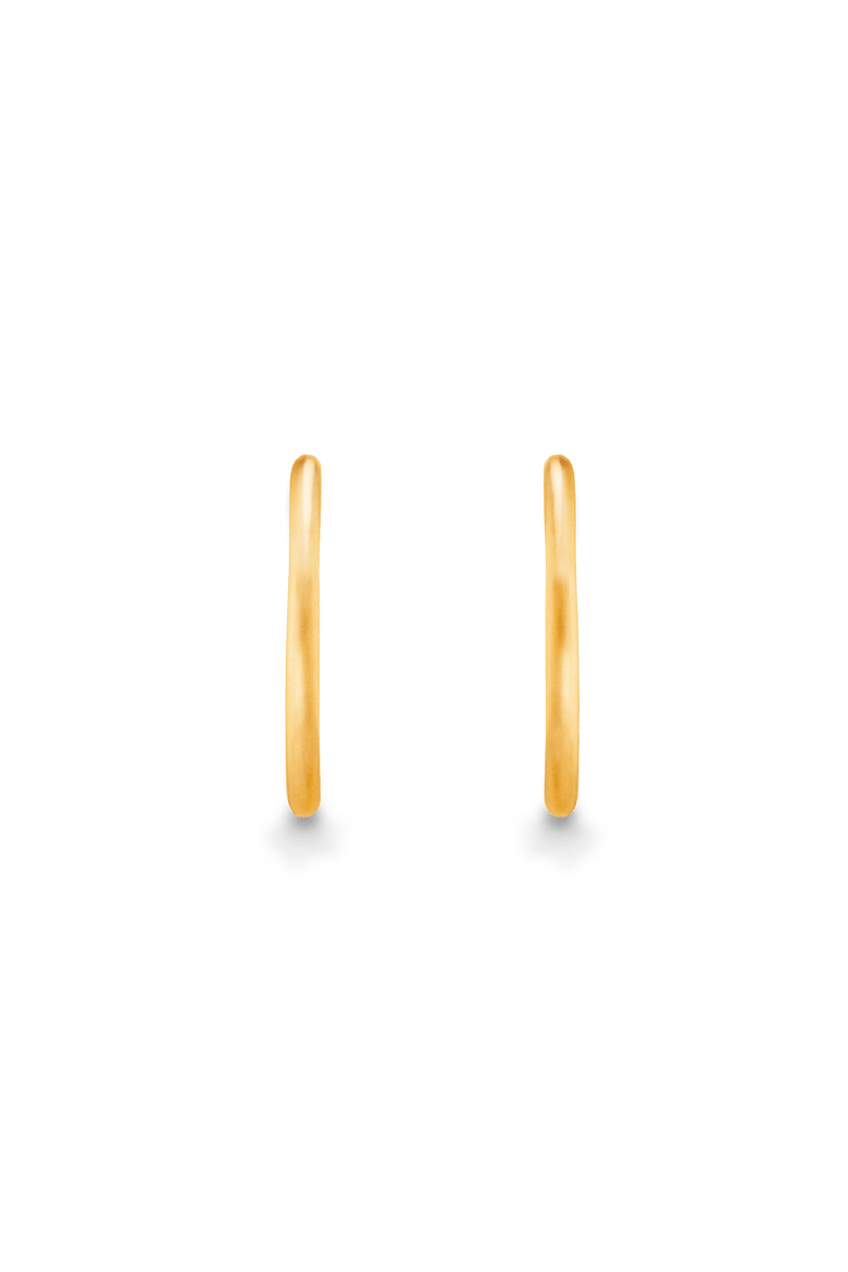 Medium Hoop Earrings, Alternate, color, Gold 9k