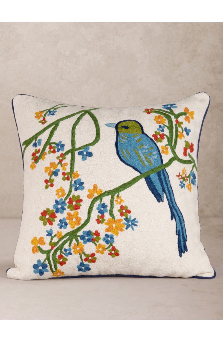 GAURI KOHLI Jowun Throw Pillow Cover, Main, color, Ivory