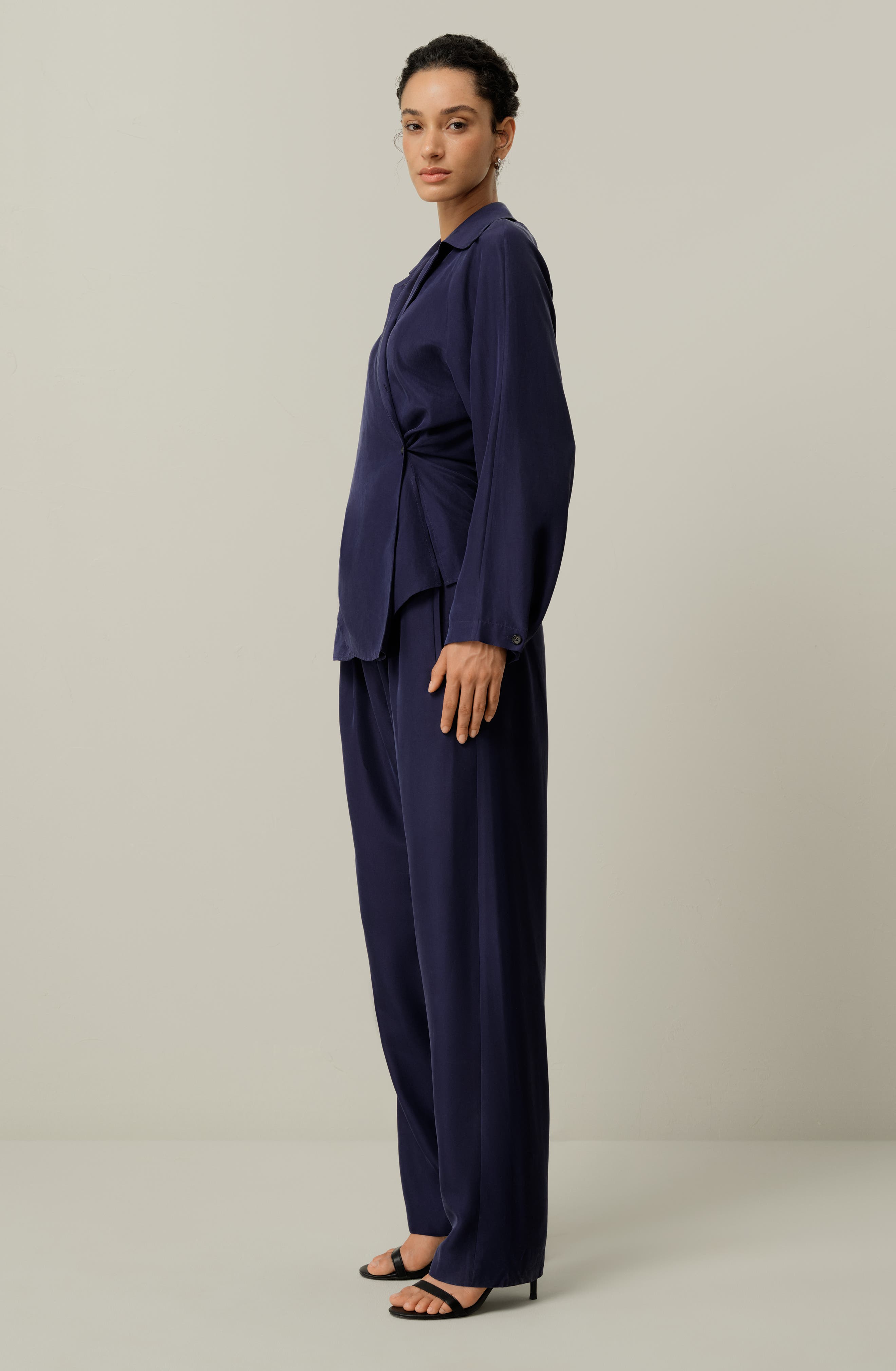 Multipositional Silk Habotai Shirt - image 2