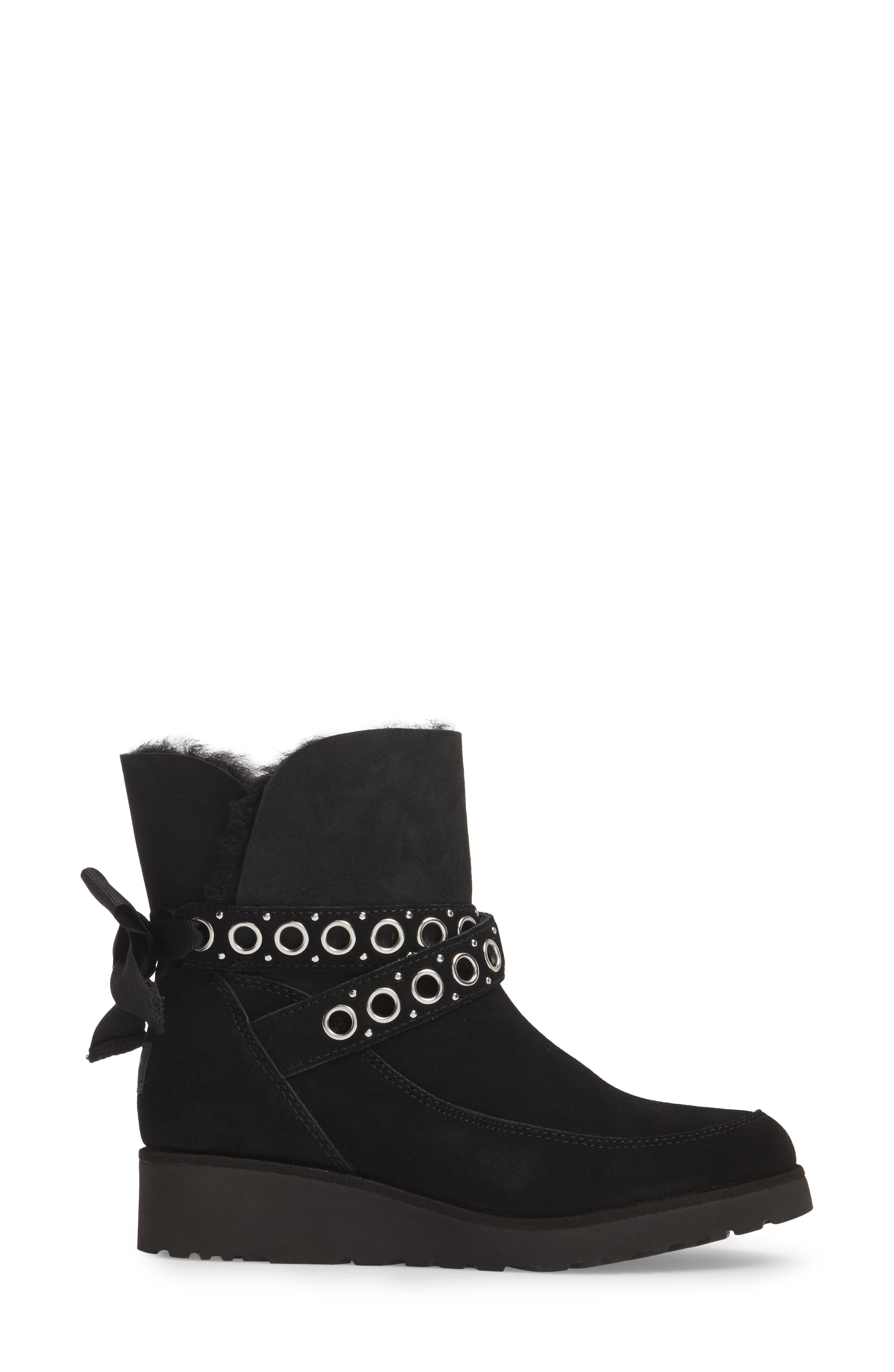 UGG<sup>®</sup> Alisia Grommet Bow Boot, Alternate, color, 