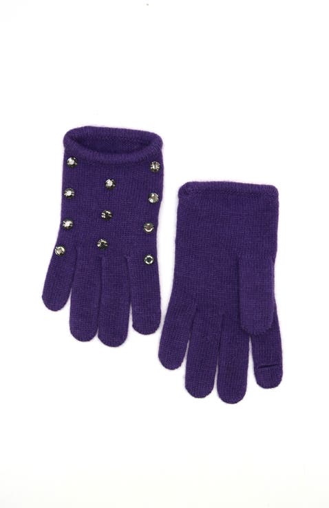 Gloves with stones