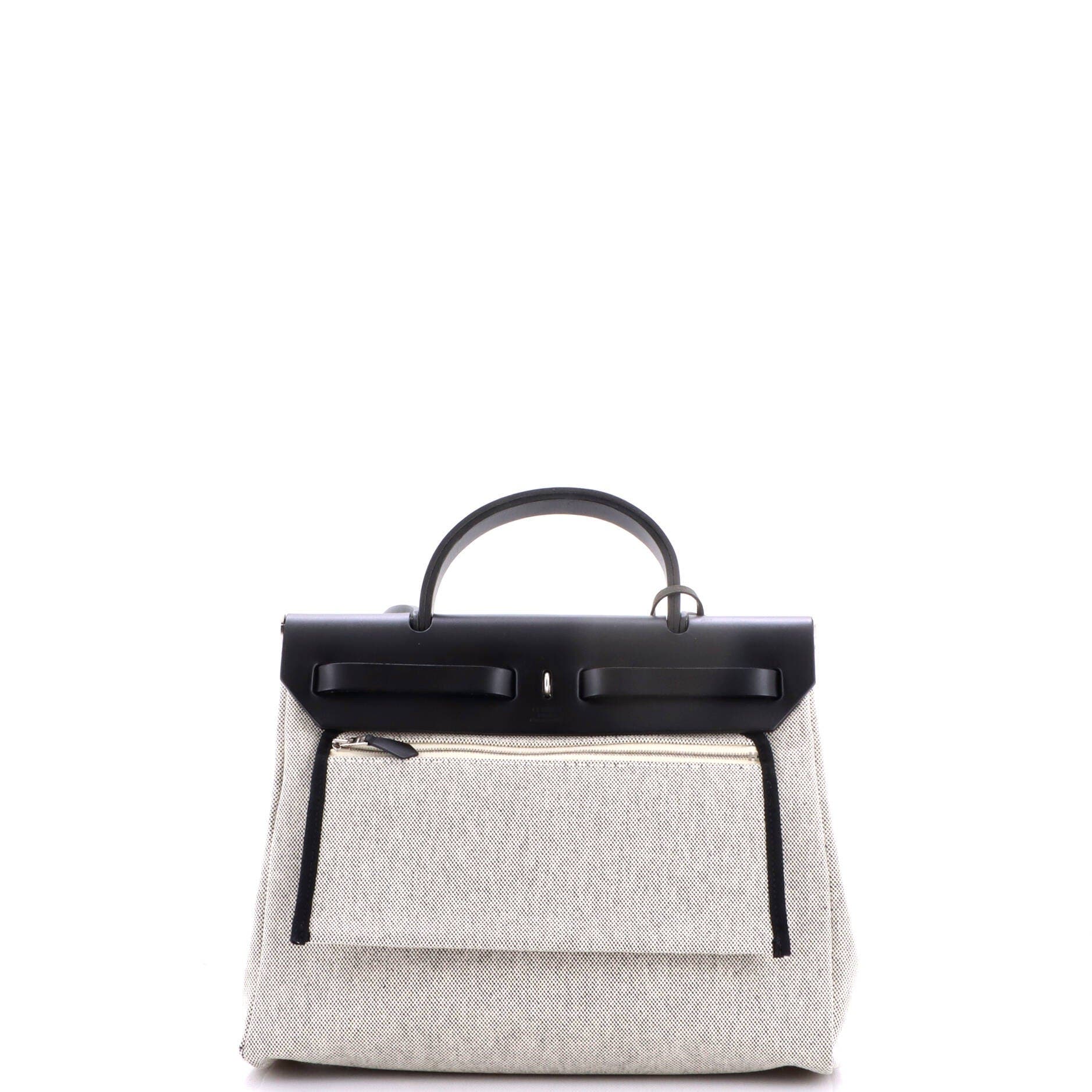 Herbag Zip Pegase Pop Toile and Leather 31, Alternate, color, Blue