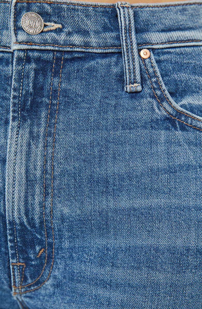 MOTHER The Dodger Flood Cuff Wide Leg Jeans, Alternate, color, Toil And Trouble