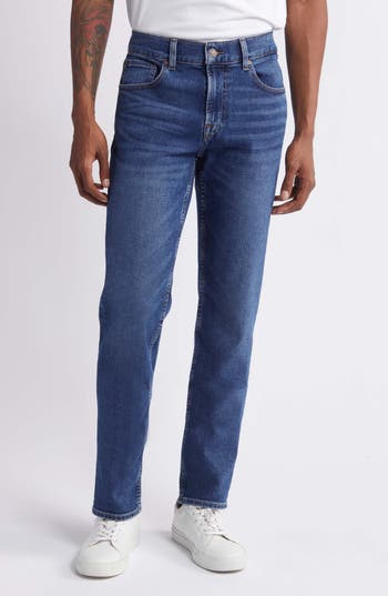 7 For All Mankind Austyn Squiggle Relaxed Straight Jeans In City Lights