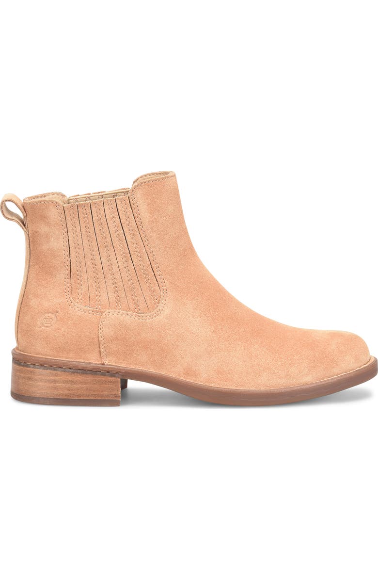 Børn Cici Chelsea Boot, Alternate, color, Natural Suede
