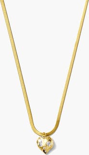 Joey Baby Freshwater Pearl Love You Chain Necklace