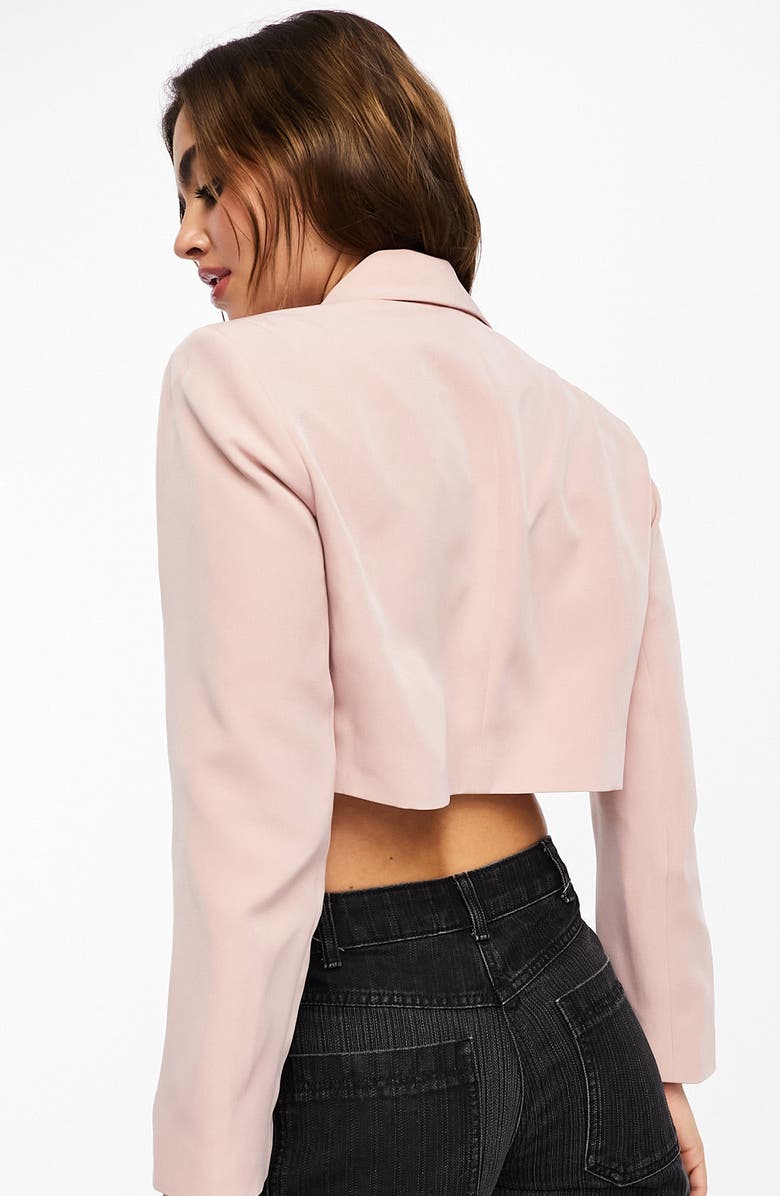 ASOS DESIGN Crop Blazer, Alternate, color, 