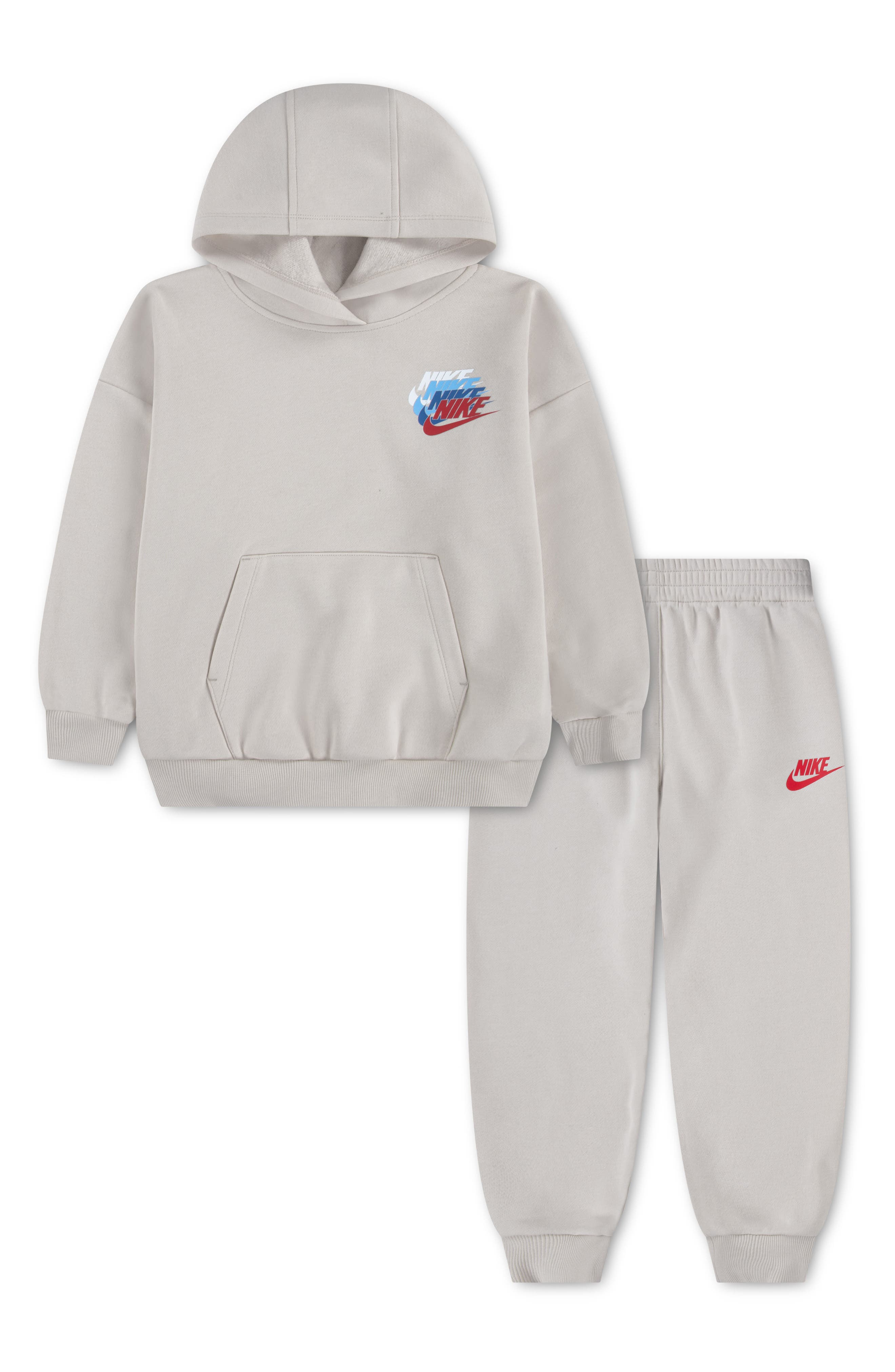 Kids' Graphic Fleece Pullover Hoodie & Pants Set