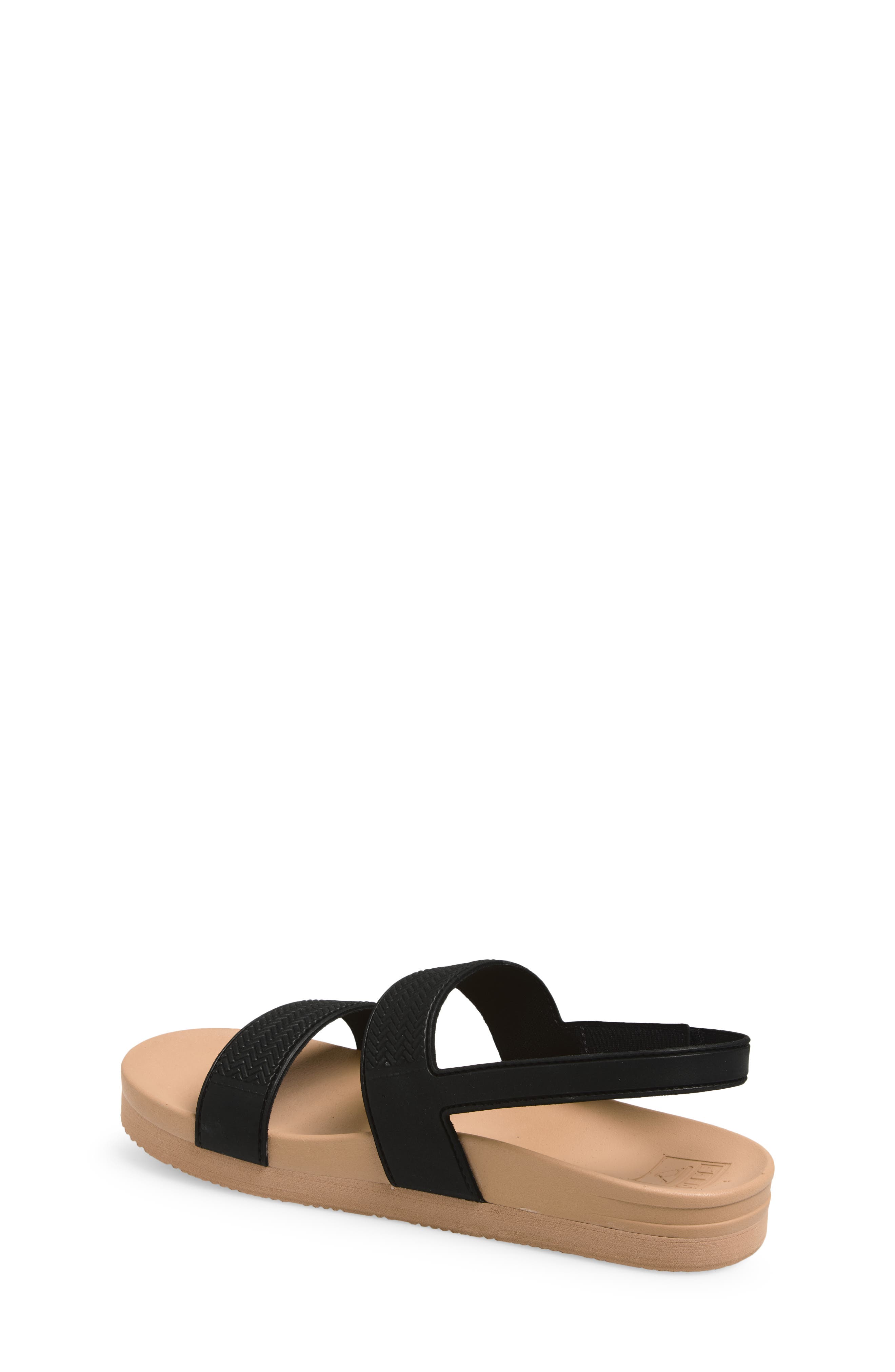 Reef Kids' Water Vista Slingback Sandal, Alternate, color, Black/ Tan