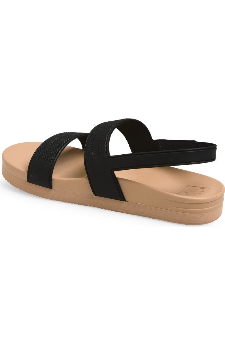Reef Kids' Water Vista Slingback Sandal, Alternate, color, Black/ Tan