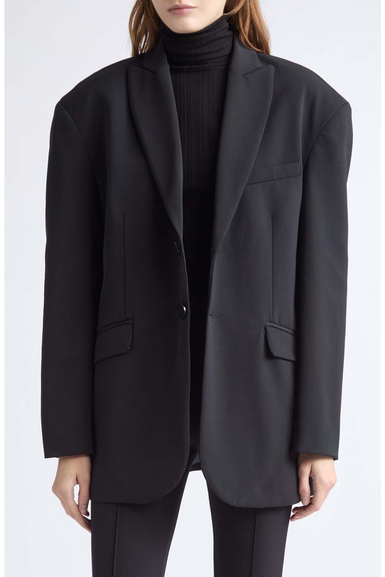 The Oversized Blazer, Main, color, BLACK