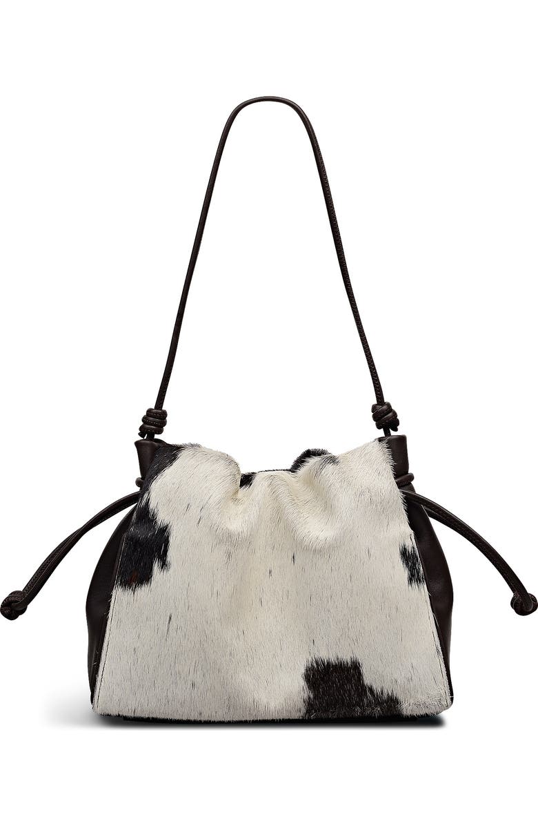 Radley The Roxburgh - Cow Hide Medium Drawstring Crossbody Bag, Main, color, Dark Oak