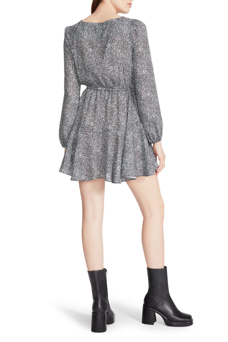 Kara Long Sleeve A-Line Dress, Alternate, color, MULTI