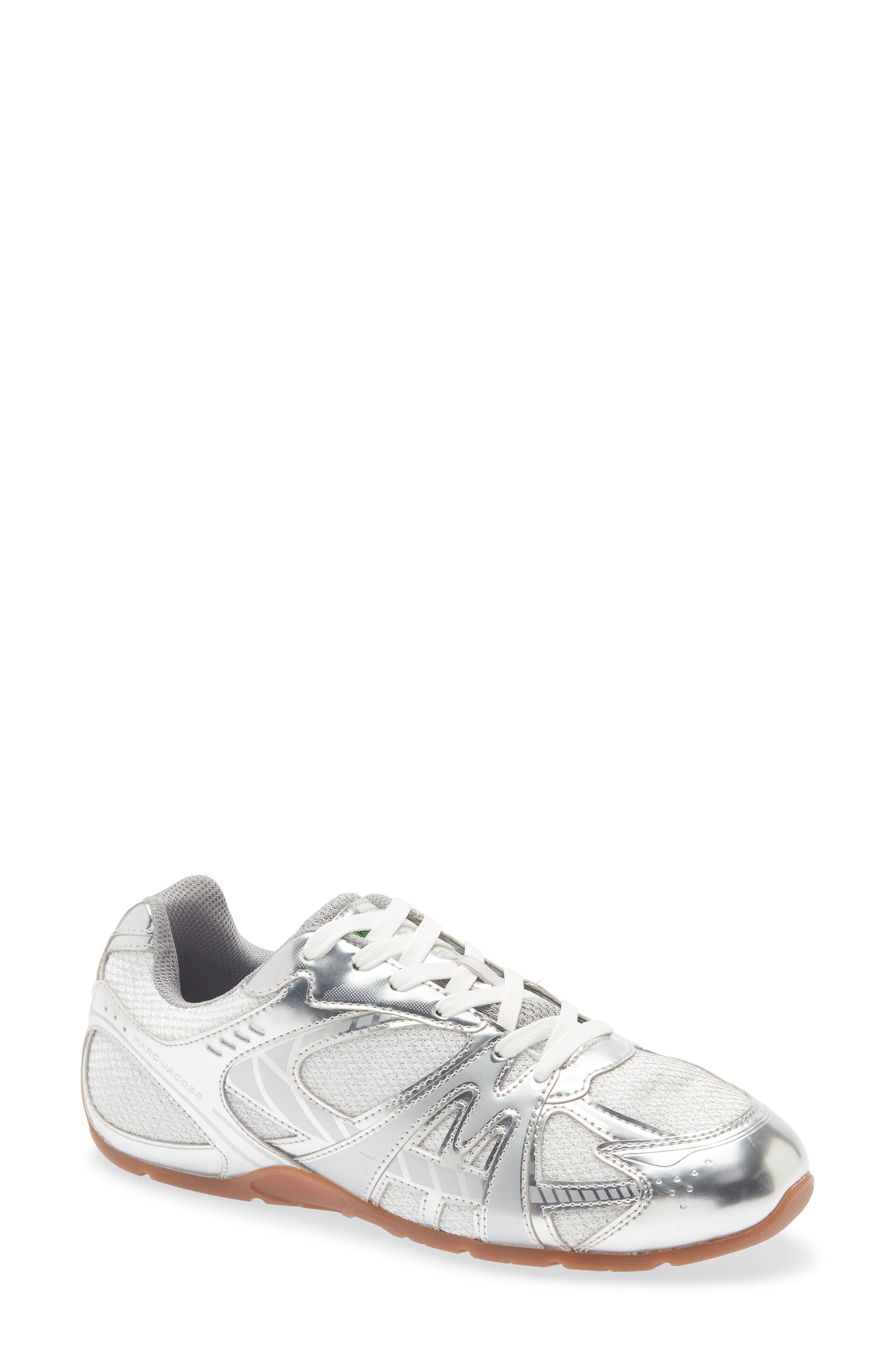 The 72 Spring Metallic Sneaker, Main, color, SILVER