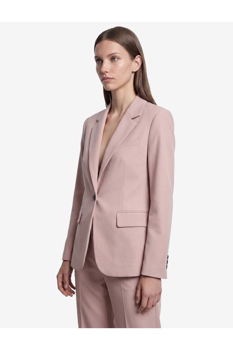 Long Sleeve Notched Lapel Blazer, Alternate, color, PINK