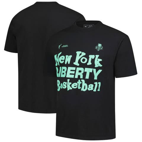 Unisex Playa Society Black New York Liberty Wordmark T-Shirt