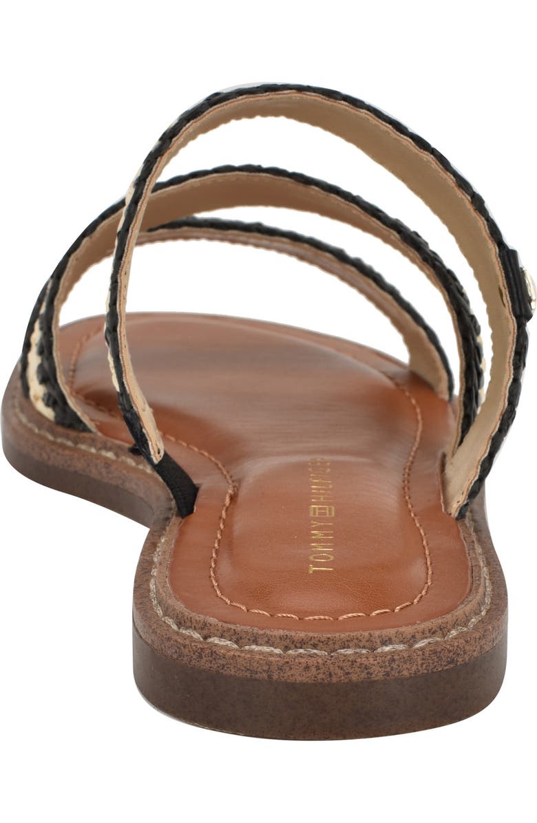 Tommy Hilfiger Brelyn Raffia Sandal, Alternate, color, Black01