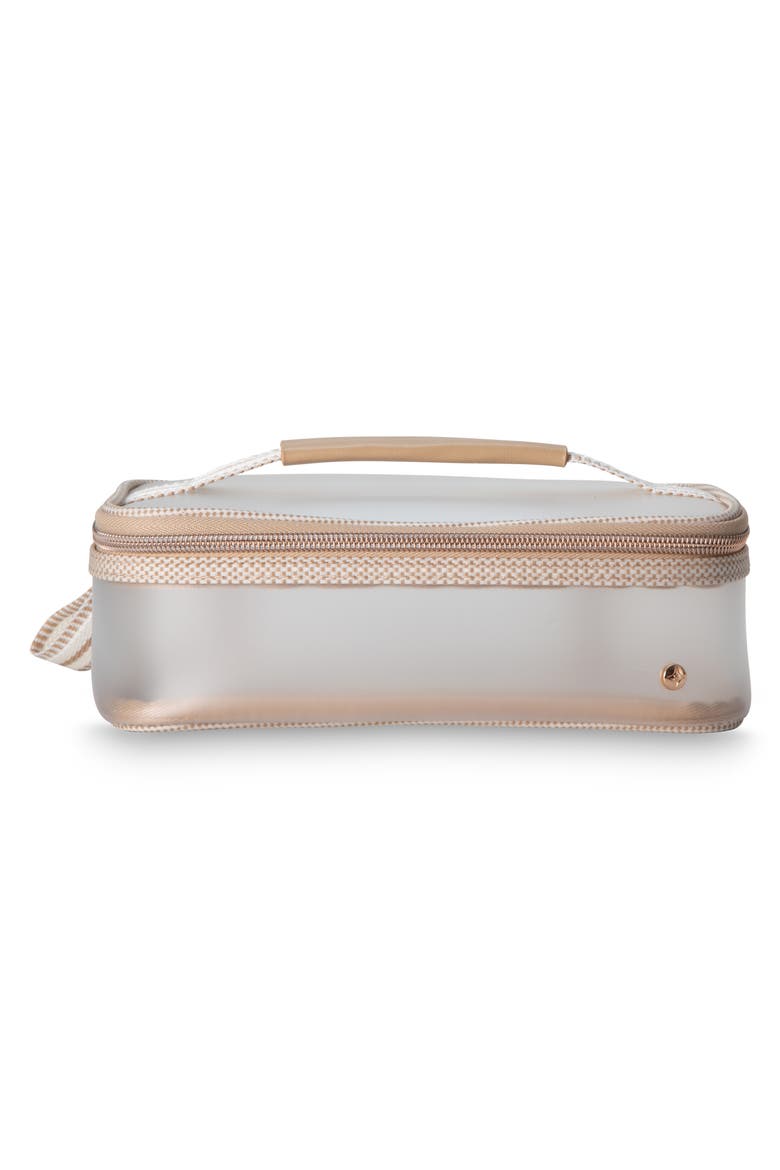 Medium Makeup Case, Alternate, color, WHITE