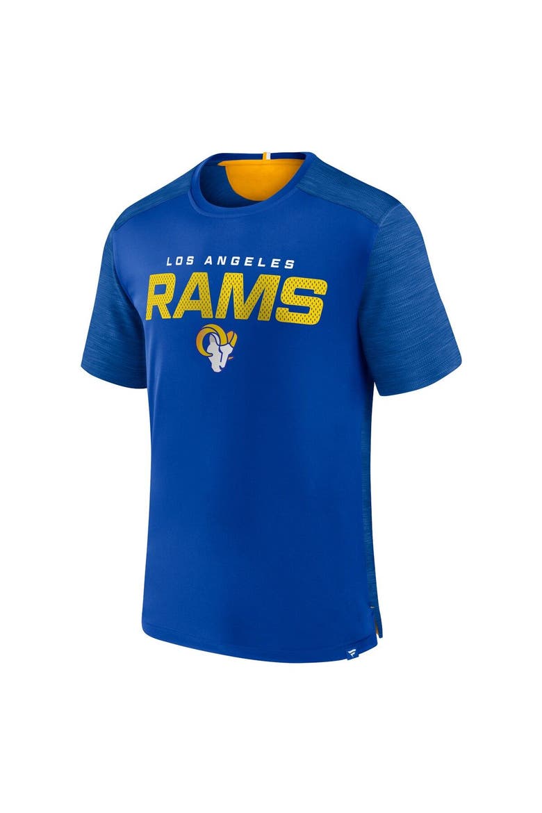 Men's Fanatics Branded Royal Los Angeles Rams Defender Evo T-Shirt, Alternate, color, Royal