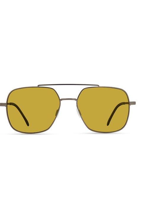 Trinidad 56mm Polarized Aviator Sunglasses